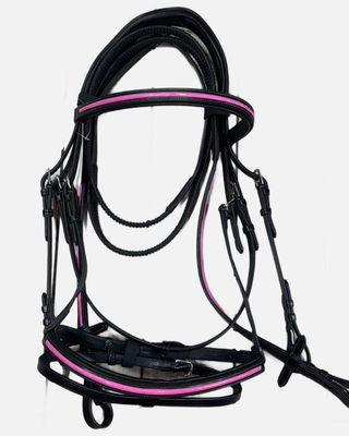 TESTIERA PARIANI BARRAGE NERO/ROSA TESTIERA PARIANI BARRAGE NERO/ROSA