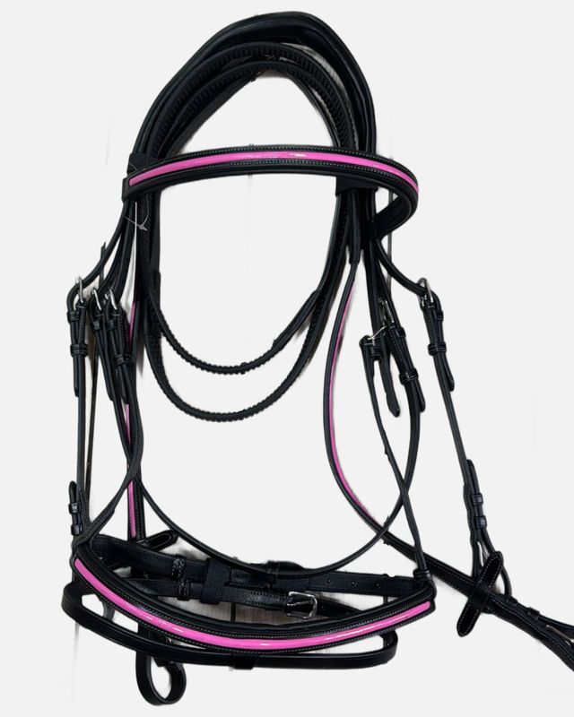 TESTIERA PARIANI BARRAGE NERO/ROSA