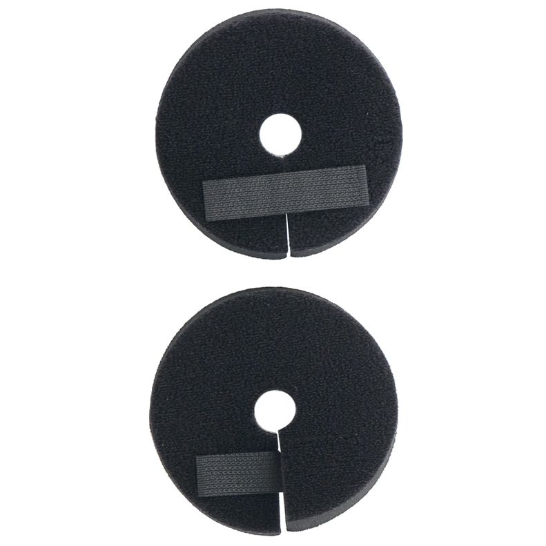 ROSETTE IN NEOPRENE NERE CON VELCRO