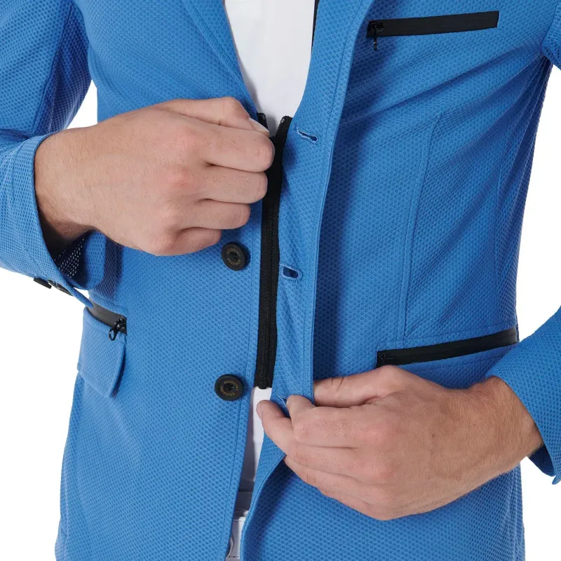 GIACCA UOMO DA CONCORSO TRAFORATA 3 BOTTONI EQUESTRO