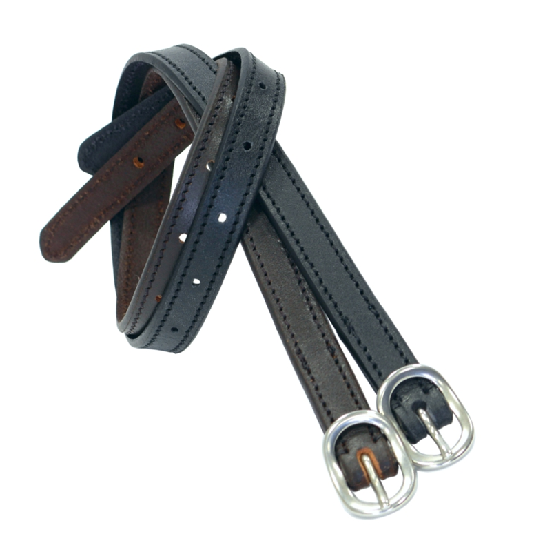 CINTURINO SPERONI IN PELLE NERO