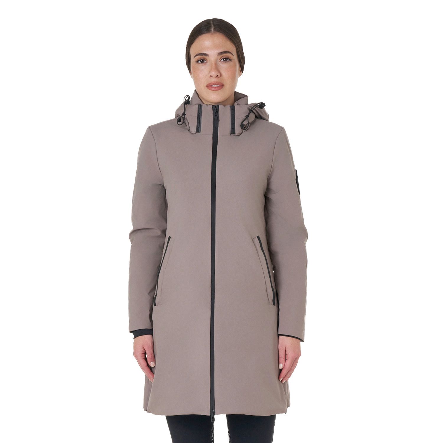 PIUMINO DA DONNA IDROREPELLENTE E ANTIVENTO LUNGO EQUESTRO PIUMINO DA DONNA IDROREPELLENTE E ANTIVENTO LUNGO EQUESTRO