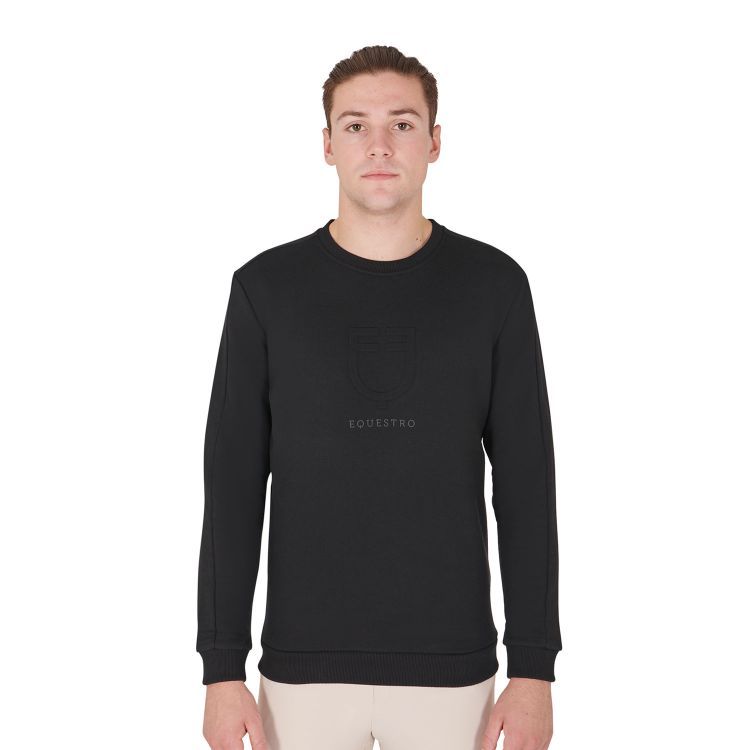 FELPA IN COTONE CON LOGO EQUESTRO