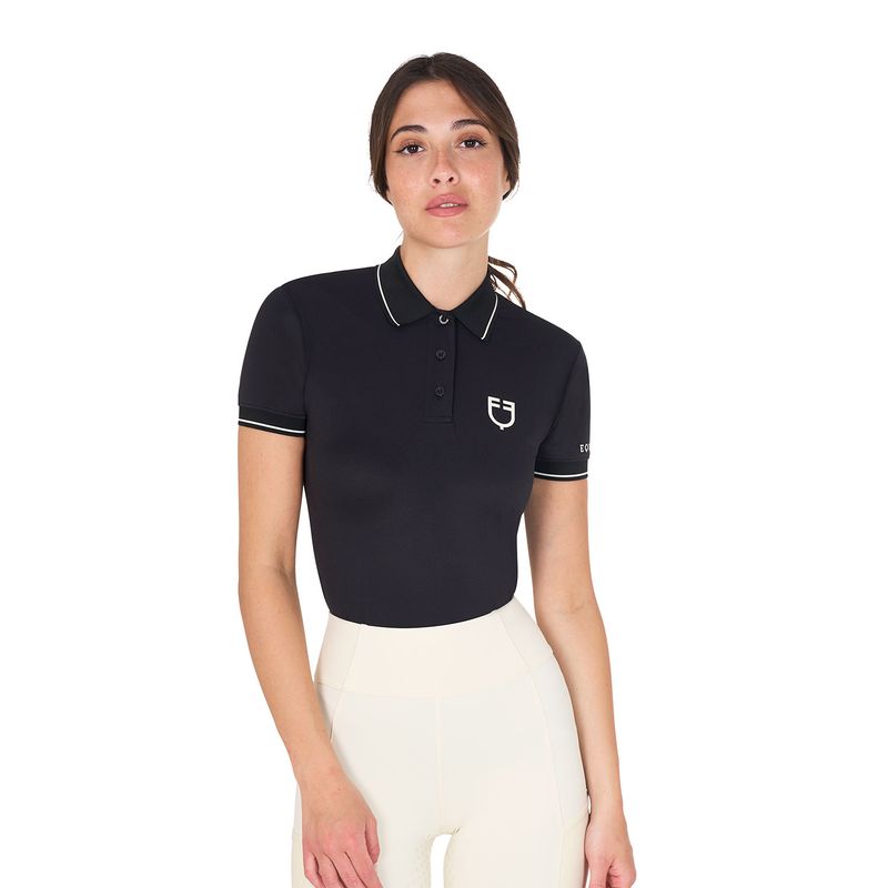 POLO TECNICA DONNA DA ALLENAMENTO IN TESSUTO TRASPIRANTE EQUESTRO