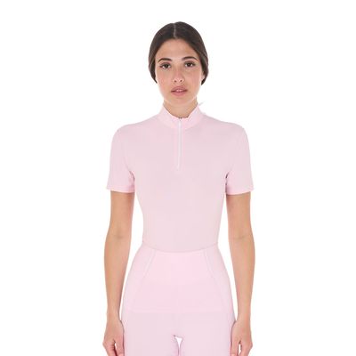 POLO DA ALLENAMENTO DONNA CON PERLINE EQUESTRO