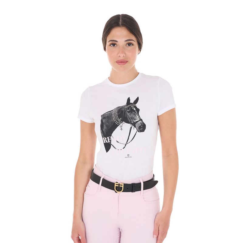 T-SHIRT DONNA READY TO THE PARTY  EQUESTRO