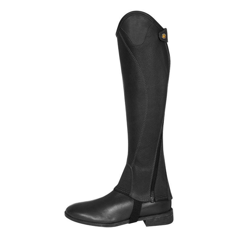 GHETTE UNISEX CORTE IN CUOIO CON CERNIERA LATERALE