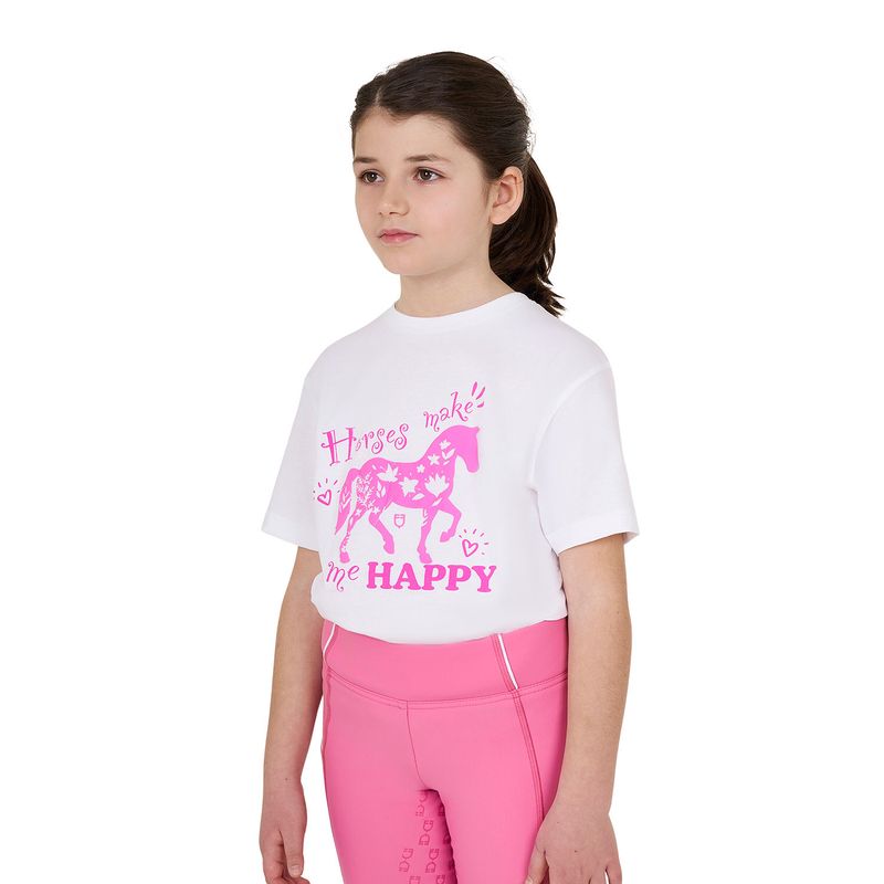 T-SHIRT BAMBINA MAKE ME HAPPY EQUESTRO