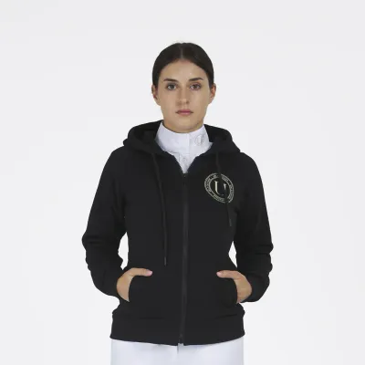 FELPA DONNA CON ZIP E CAPPUCCIO TOPAZ U BLACKRIDER FELPA DONNA CON ZIP E CAPPUCCIO TOPAZ U BLACKRIDER