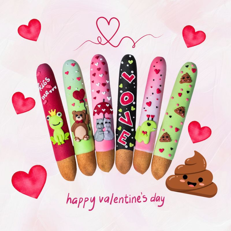 EDIZIONE LIMITATA SAN VALENTINO ICED STICKS CANDY HORSE