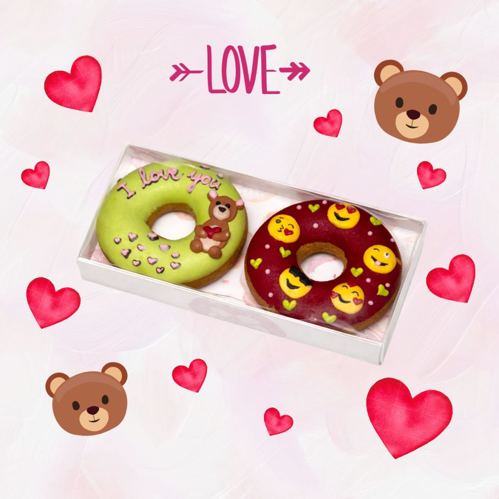 DONUTS SAN VALENTINO CON GLASSA CANDY HORSE