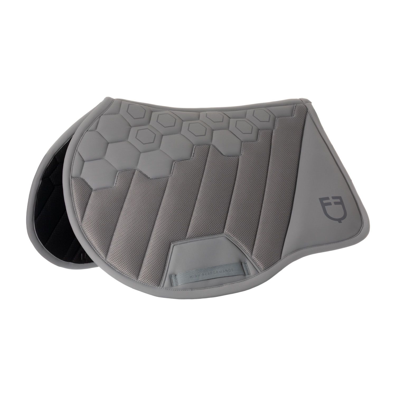 SET SOTTOSELLA E CUFFIA EQUESTRO RIDERETCHNOLOGY GRIGIO