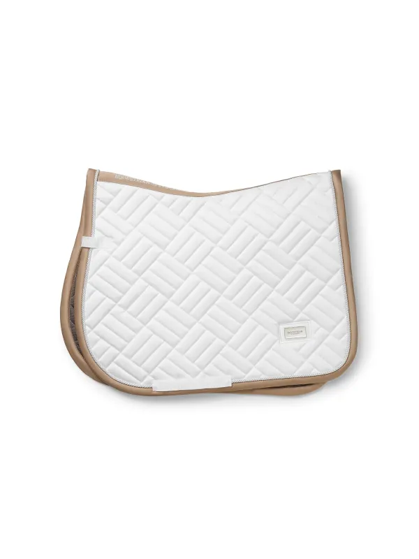 SET SOTTOSELLA + CUFFIA EQUESTRIAN STOCKHOLM MODERN WHITE/SAND FULL