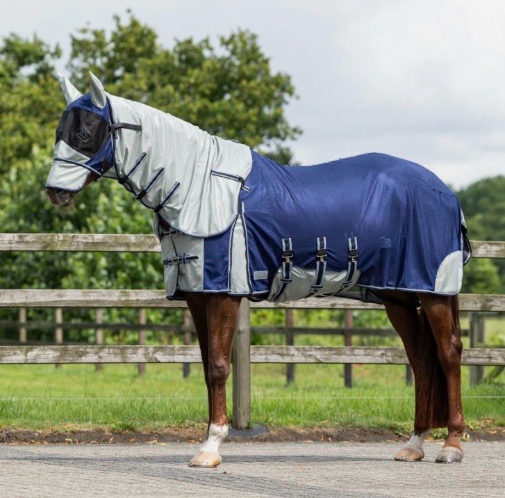 COPERTA ANTIMOSCHE CON COLLO E MASCHERA QHP