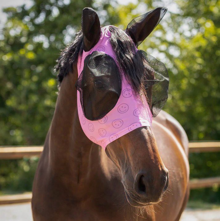 MASCHERA ANTIMOSCHE ROSA SMILE QHP