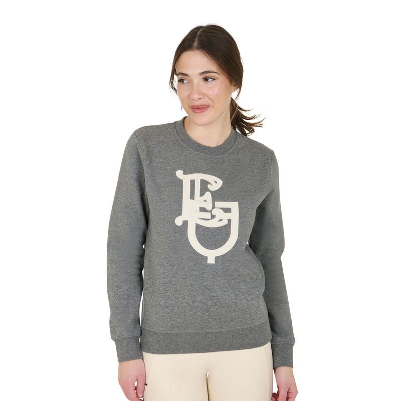 Felpa donna girocollo Monogram