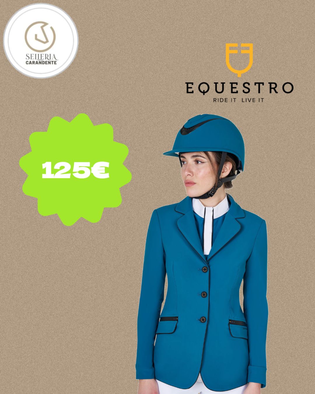 GIACCA DA DONNA 3 BOTTONI EQUESTRO OTTANIO