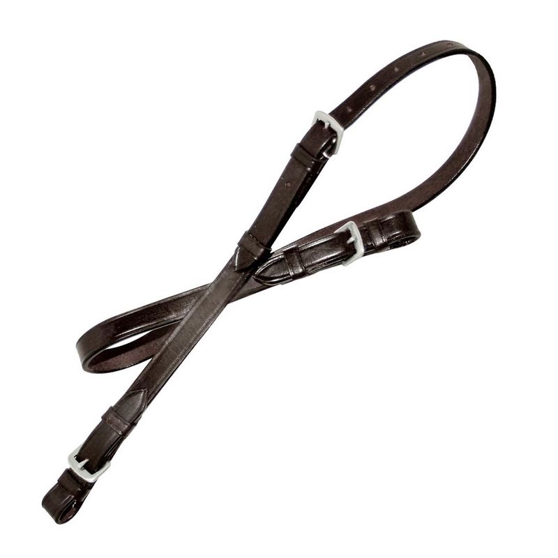 CAVEZZINA PER CHIFNEY IN CUOIO COLORE MARRONE CON FIBBIE