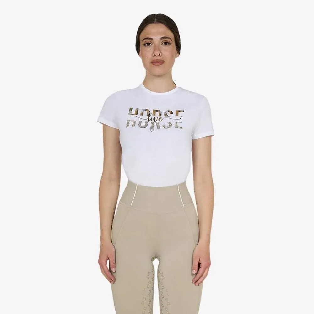 HORSE LOVE T-SHIRT ALLENAMENTO EQUITAZIONE DONNA EQUESTRO HORSE LOVE T-SHIRT ALLENAMENTO EQUITAZIONE DONNA EQUESTRO