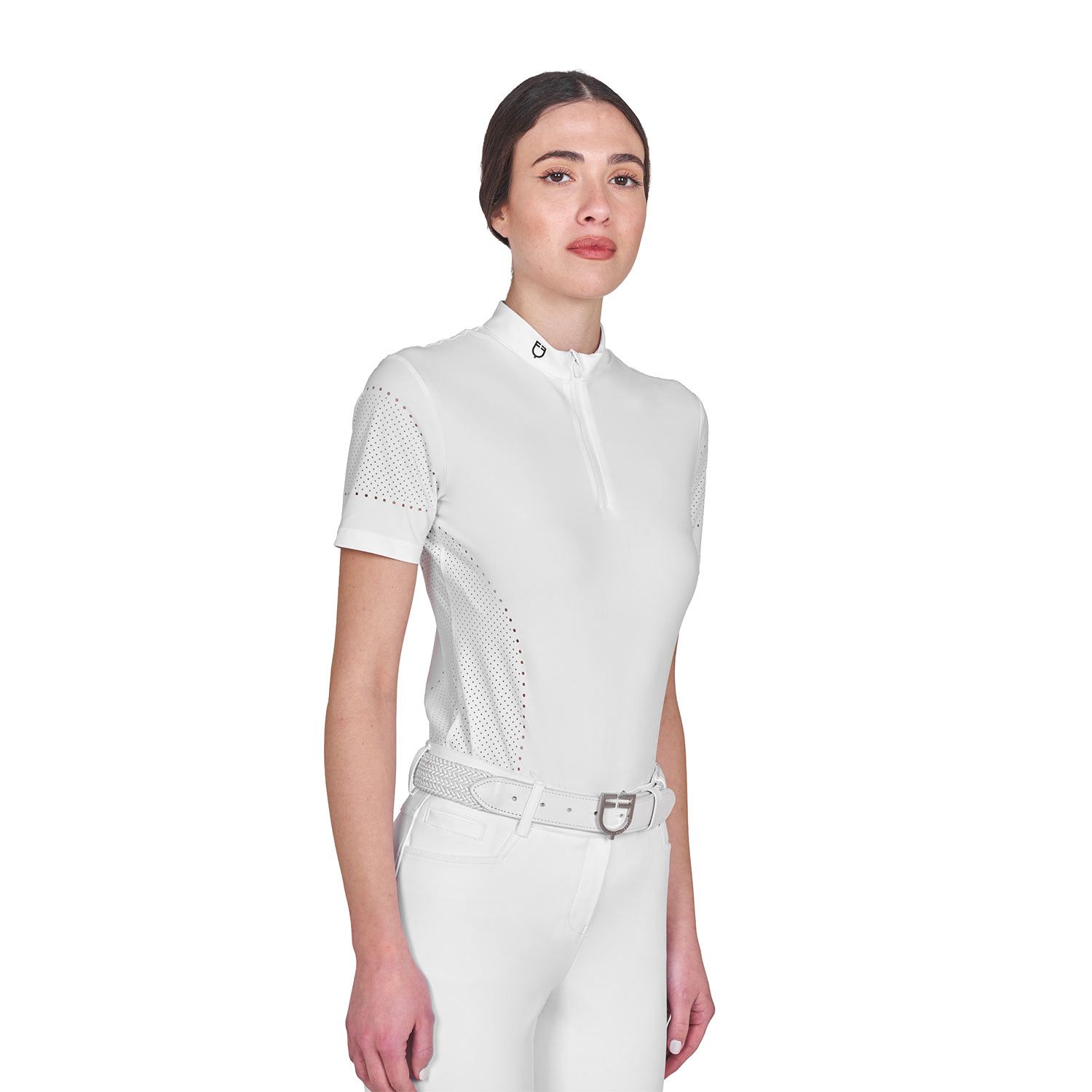 T-SHIRT DONNA DA ALLENAMENTO IN TESSUTO TECNICO