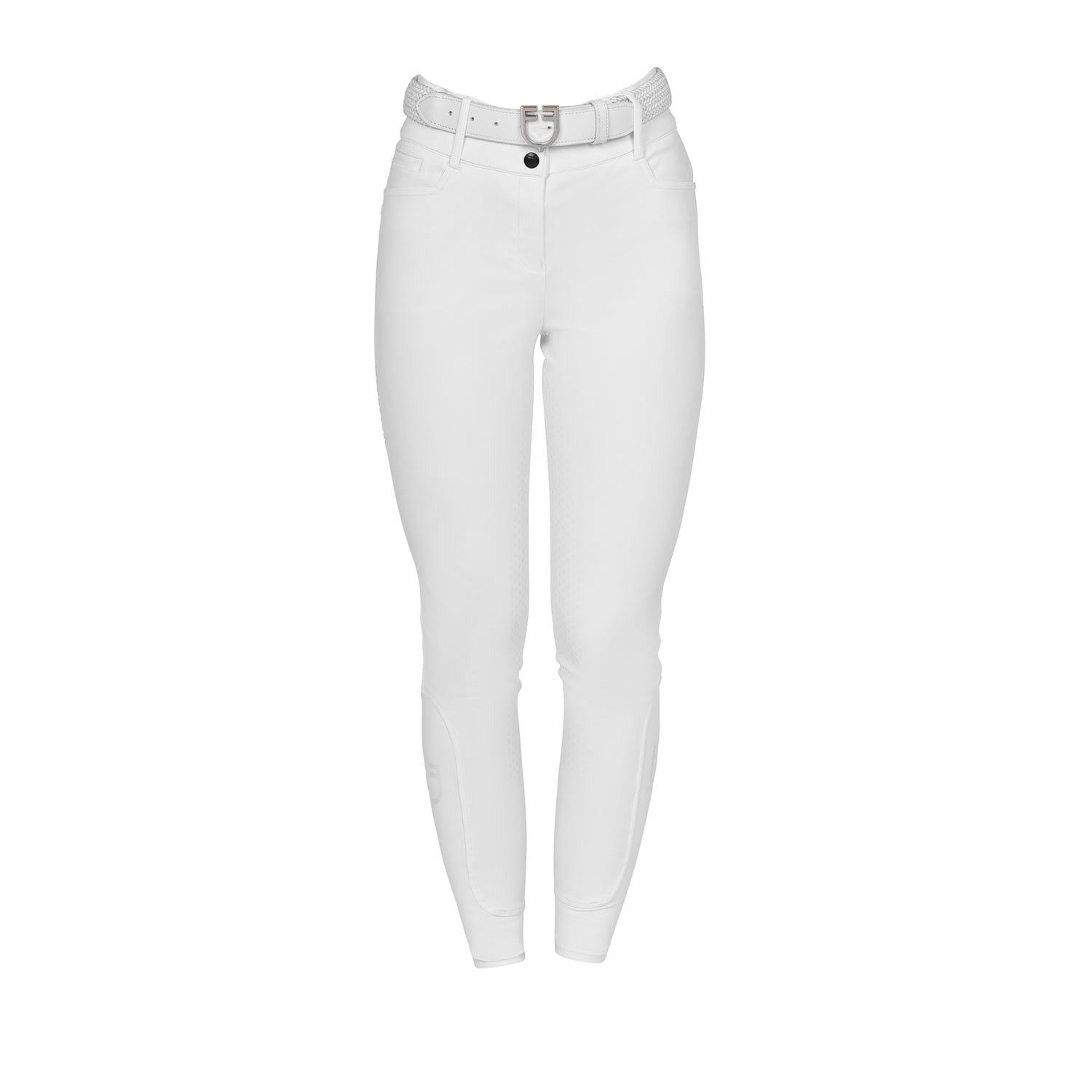 PANTALONI DONNA FULL GRIP VITA ALTA CON LOGO IN STRASS