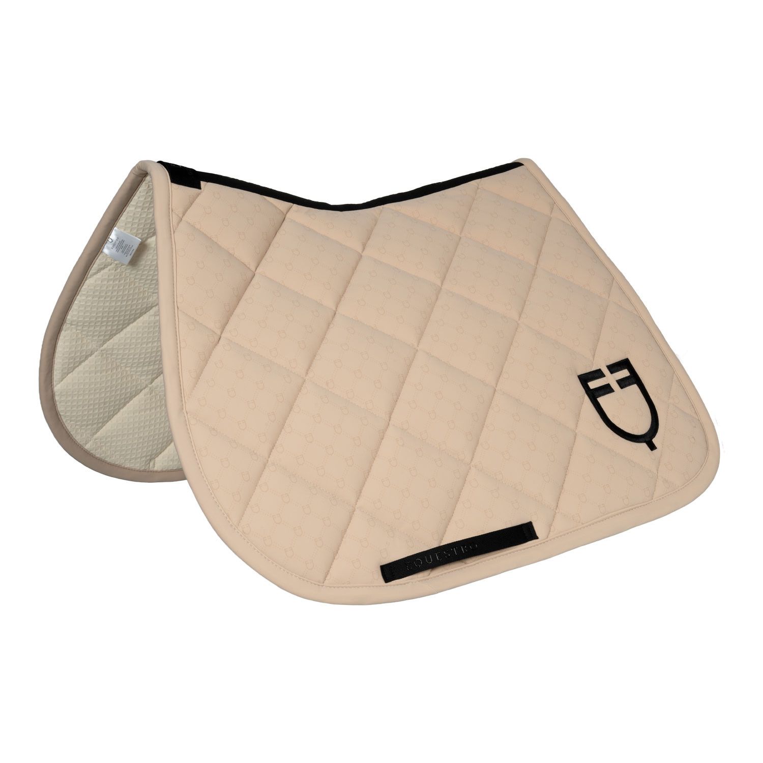 SET SOTTOSELLA E CUFFIA CON STAMPA MONOGRAM EQUESTRO FULL