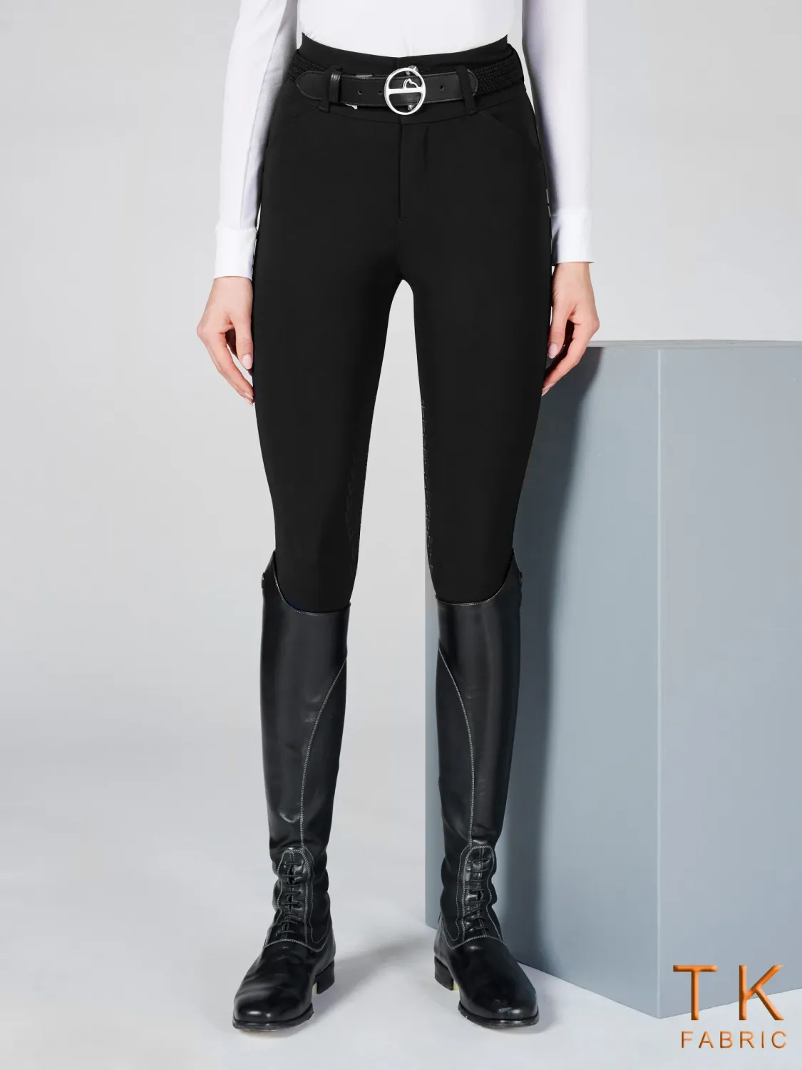 MOLVENO PANTALONI DA EQUITAZIONE DONNA CON GRIP AL GINOCCHIO - TESSUTO TK