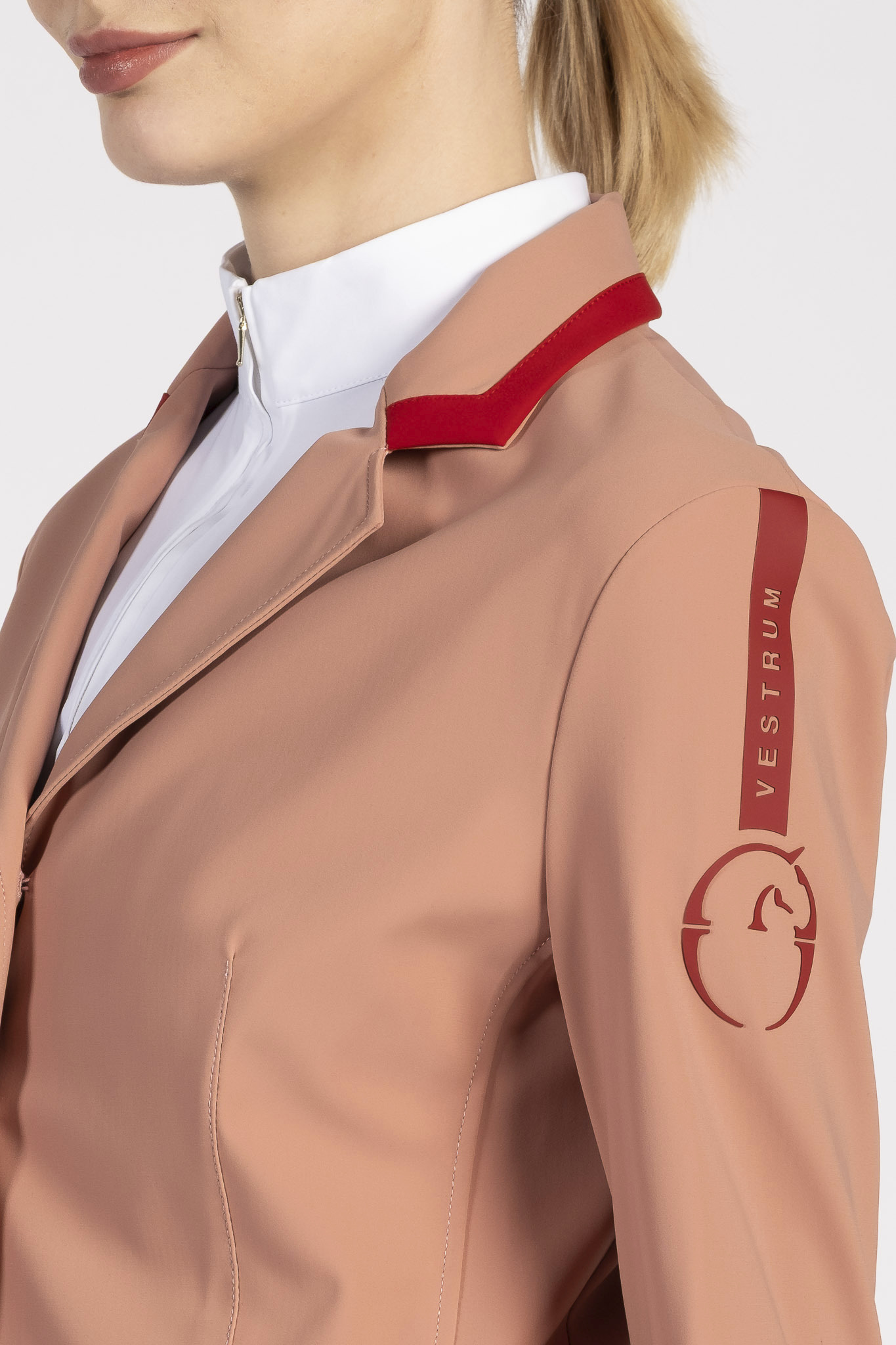 GIACCA DA COMPETIZIONE DONNA ALESSANDRIA DUSTY PINK/ROSSO