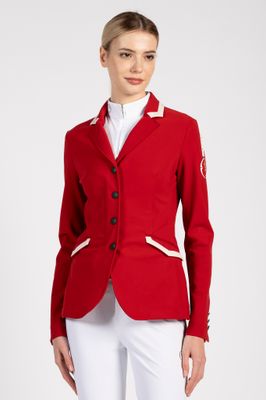 GIACCA DA COMPETIZIONE DONNA ALESSANDRIA ROSSO/IVORY