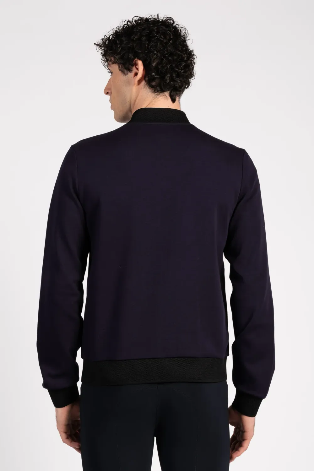 CHIASSO FELPA DA UOMO CON ZIP