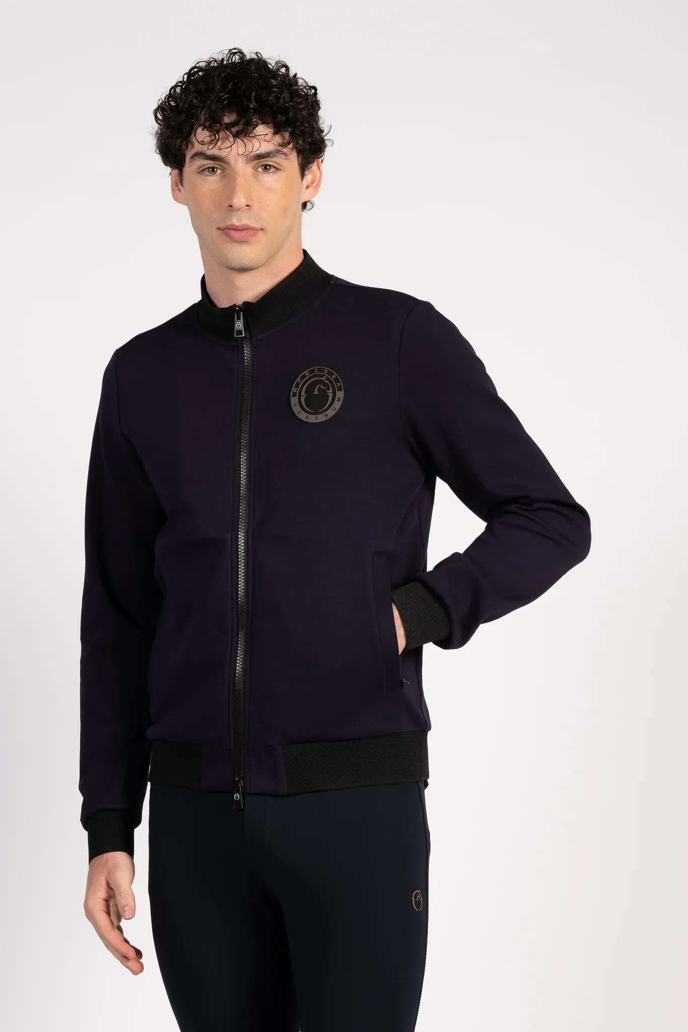 CHIASSO FELPA DA UOMO CON ZIP