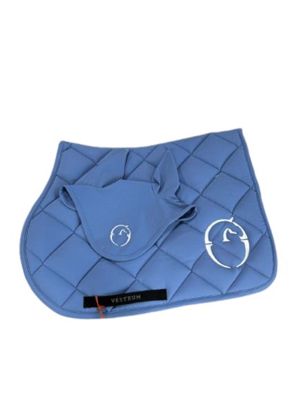 SET SOTTOSELLA E CUFFIA TOYAMA VESTRUM FULL BLU RIVIERA/IVORY