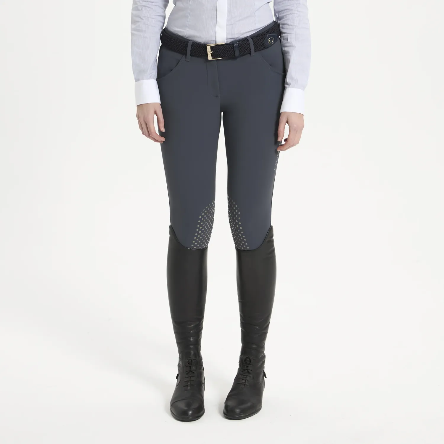 SAPPHIRE - PANTALONI DONNA CON GRIP AL GINOCCHIO