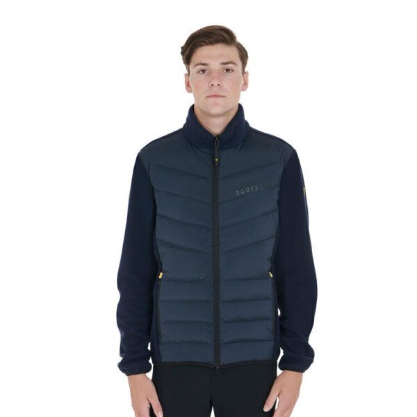 FELPA TECNICA IN PILE E NYLON UOMO