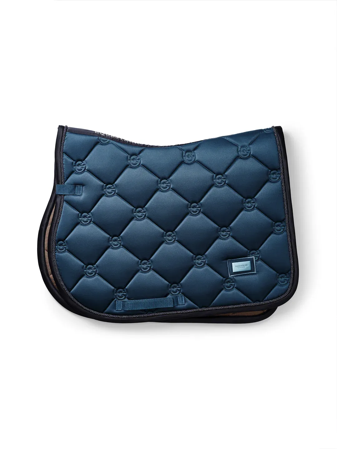 SET SOTTOSELLA E CUFFIA EQUESTRIAN STOCKHOLM BLUE MEADOW FULL