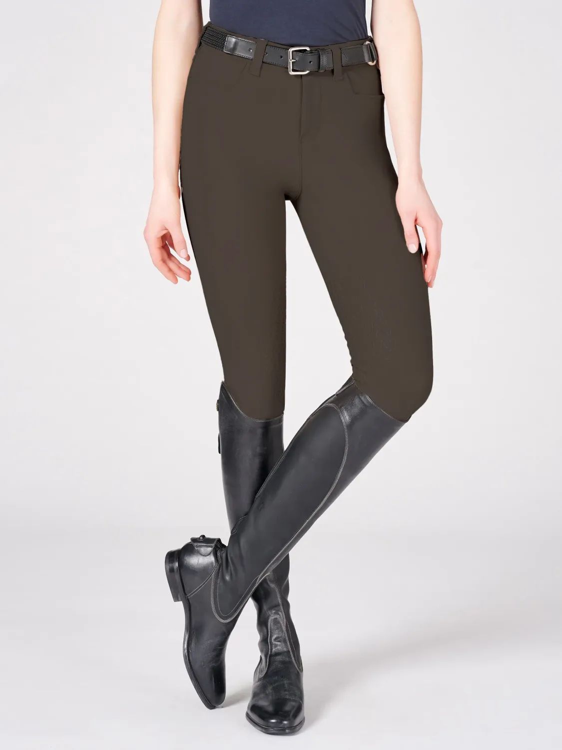 SYRACUSE PANTALONI DA EQUITAZIONE DA DONNA CON GRIP AL GINOCCHIO - TESSUTO TK