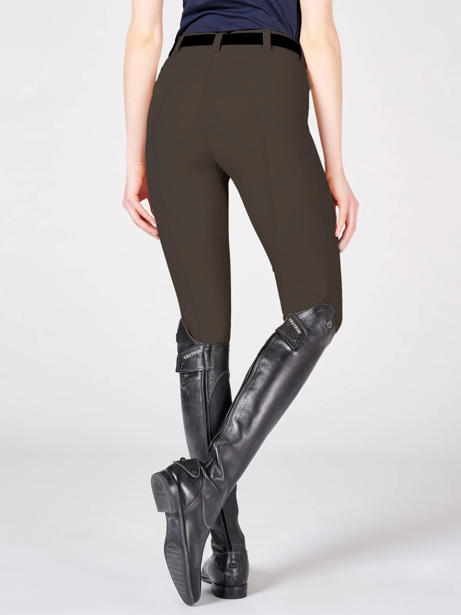 SYRACUSE PANTALONI DA EQUITAZIONE DA DONNA CON GRIP AL GINOCCHIO - TESSUTO TK
