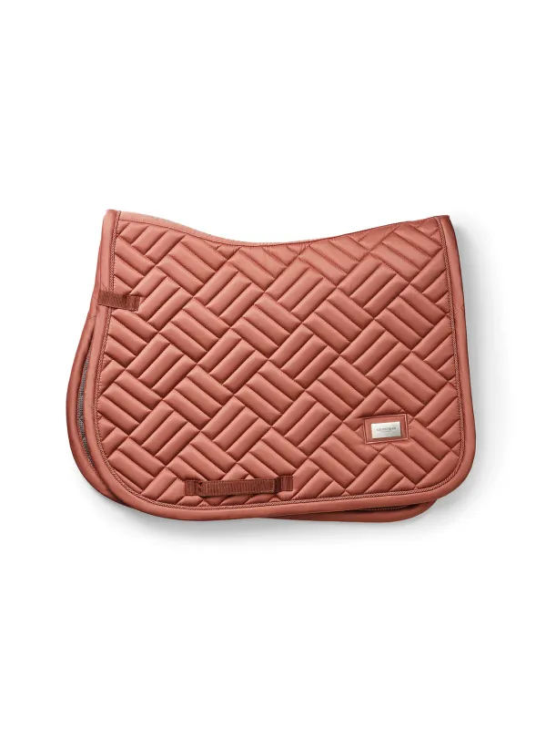 SET SOTTOSELLA E CUFFIA EQUESTRIAN STOCKHOLM MODERN CORAL