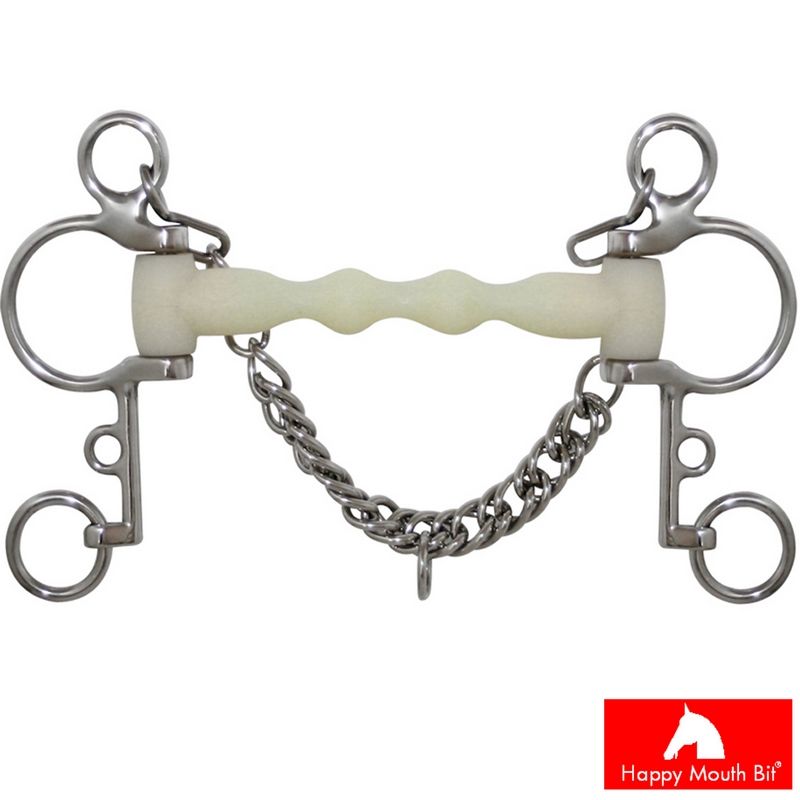 PELHAM HAPPY MOUTH INTERO MM20 MM135 ALLA MELA FLESSIBILE INOX