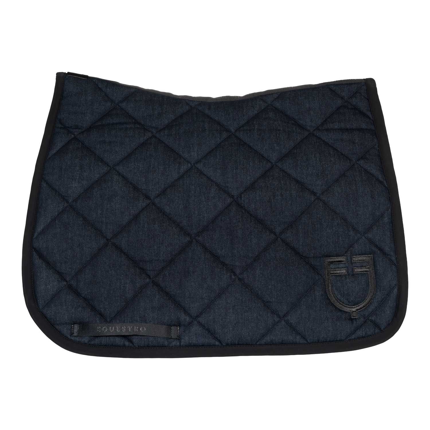 SET SOTTOSELLA + CUFFIA DRESSAGE IN TESSUTO TECNICO EFFETTO DENIM FULL SET SOTTOSELLA + CUFFIA DRESSAGE IN TESSUTO TECNICO EFFETTO DENIM FULL
