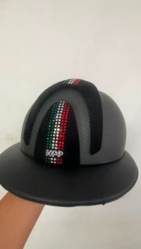 KEP ITALIA E-LIGHT CARBON VISIERA POLO IN PELLE INSERTO SWA. ITALIA KEP ITALIA E-LIGHT CARBON VISIERA POLO IN PELLE INSERTO SWA. ITALIA