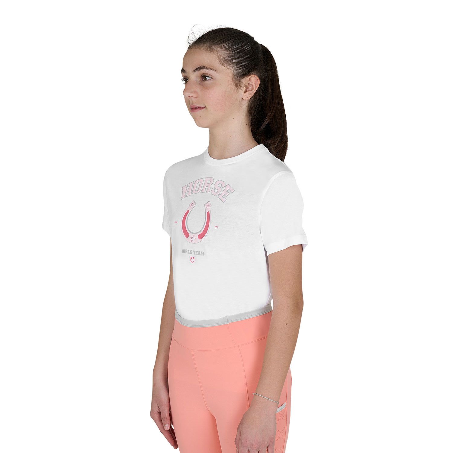 T-SHIRT BAMBINA HORSE TEAM IN COTONE T-SHIRT BAMBINA HORSE TEAM IN COTONE
