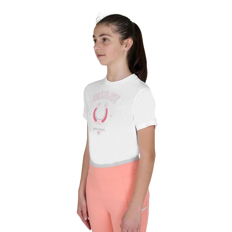 T-SHIRT BAMBINA HORSE TEAM IN COTONE T-SHIRT BAMBINA HORSE TEAM IN COTONE