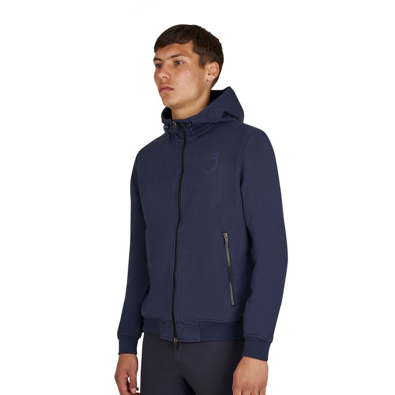 FELPA UOMO CON CAPPUCCIO REGOLABILE E ZIP FELPA UOMO CON CAPPUCCIO REGOLABILE E ZIP