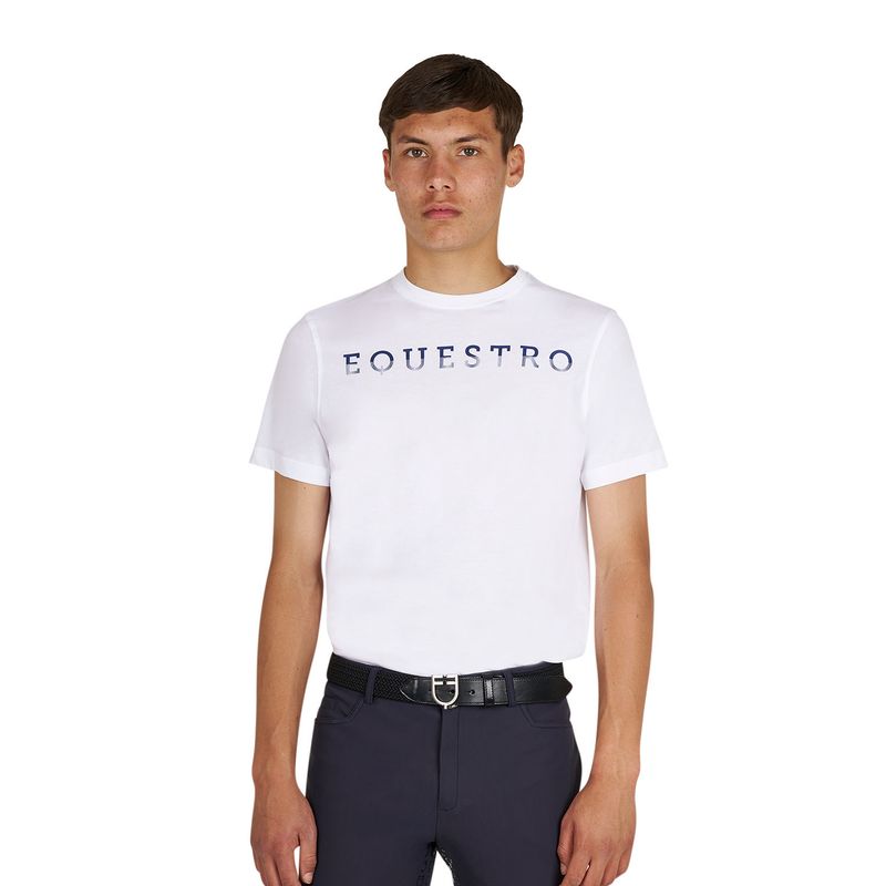 T-SHIRT BASIC UOMO CON SCRITTA SUL PETTO