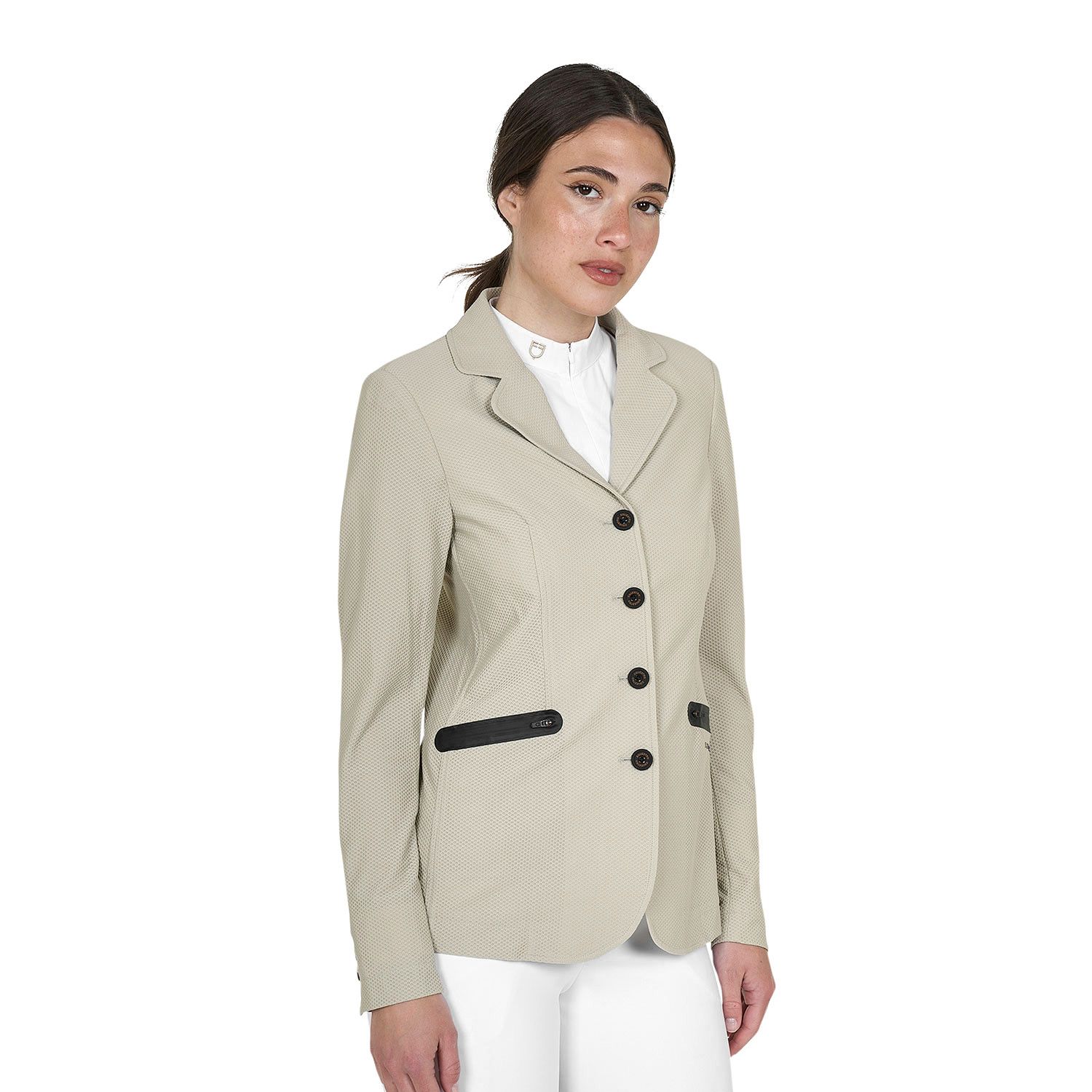 GIACCA DONNA DA CONCORSO QUATTRO BOTTONI TRAFORATA GIACCA DONNA DA CONCORSO QUATTRO BOTTONI TRAFORATA