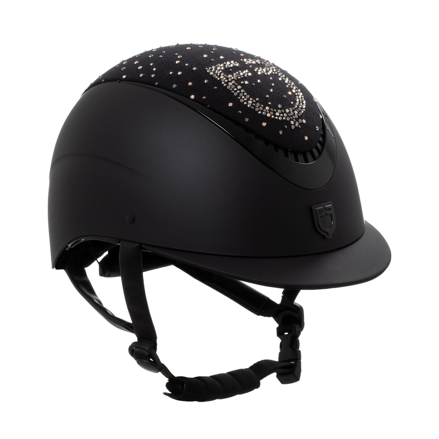 CAP OPACO VISIERA STRETTA CON LOGO IN STRASS CAP OPACO VISIERA STRETTA CON LOGO IN STRASS