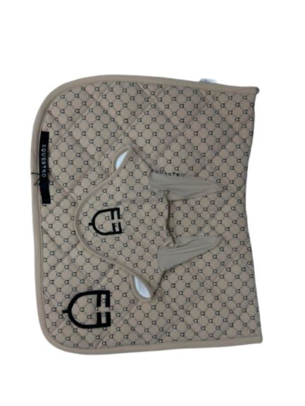 SET SOTTOSELLA + CUFFIA DA DRESSAGE STAMPA MONOGRAM SET SOTTOSELLA + CUFFIA DA DRESSAGE STAMPA MONOGRAM