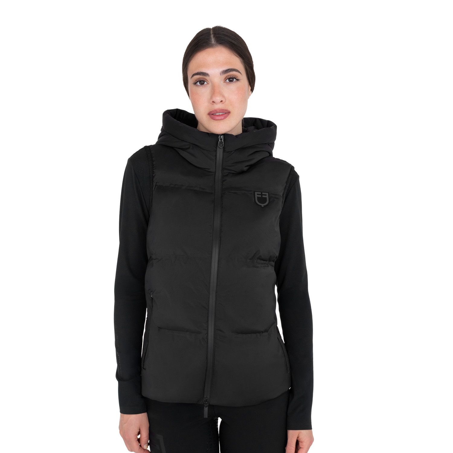 SMANICATO TECNICO DA DONNA CON CAPPUCCIO RIDERTECHNOLOGY