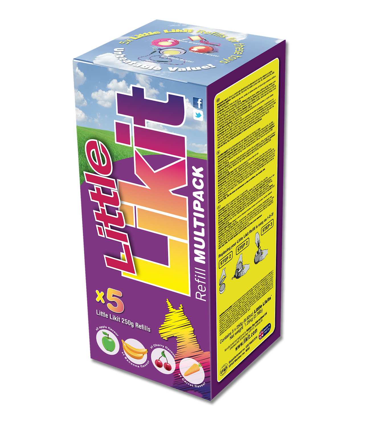 LIKIT CONFEZIONE RISPARMIO, 5 x 250 g LIKIT CONFEZIONE RISPARMIO, 5 x 250 g